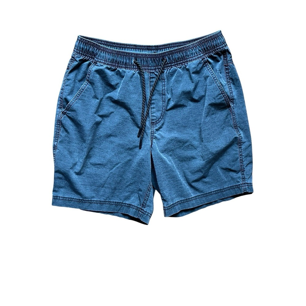 Bearbottom Volley‎ Shorts Men's Medium 7" Inseam Elastic Waist Gray Pockets